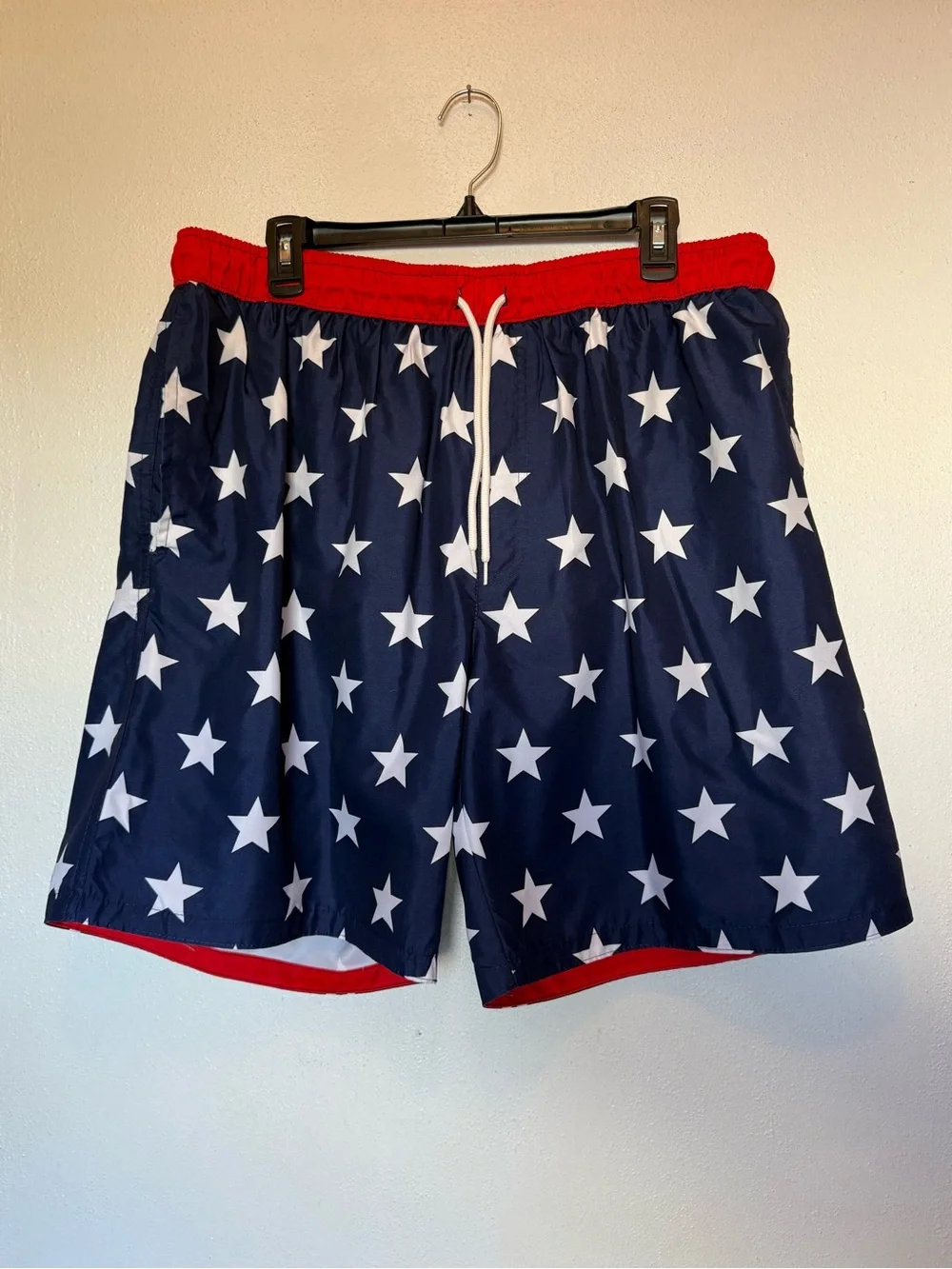 O'Neill Red Swim Shorts with White Mesh Lining
